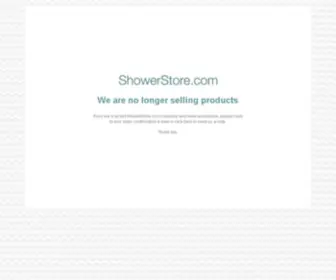 ShowerStore.com(Shower heads) Screenshot