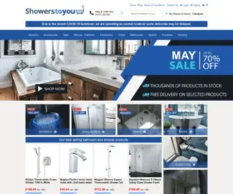 Showerstoyou.co.uk(Bathroom & Shower Specialists) Screenshot
