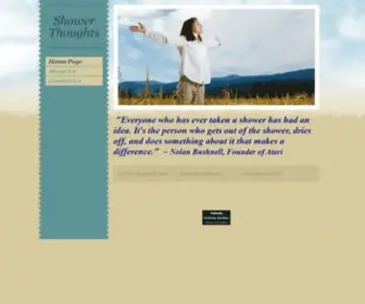 Showerthoughts.com(Home Page) Screenshot