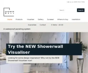 Showerwall.co.uk(Waterproof Bathroom Wall Panels) Screenshot