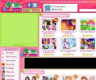 Showgirlgames.com(Play free online girl games) Screenshot