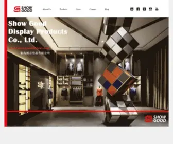 Showgooddisplay.com(Store Fixtures Manufacturer) Screenshot