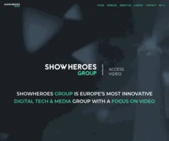 Showheroes-Group.com(ShowHeroes Group) Screenshot