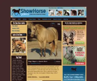 Showhorsegallery.com(Show Horse Gallery) Screenshot