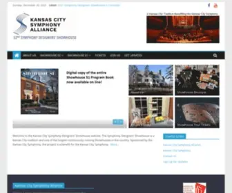 Showhouse.org(Kansas City Symphony Aliance) Screenshot