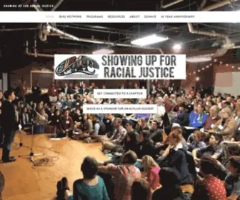 Showingupforracialjustice.org(Showing Up for Racial Justice (SURJ)) Screenshot