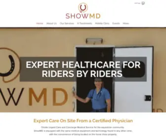 Showmd.org(Expert Healthcare for Riders) Screenshot