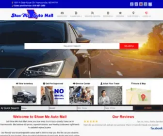 Showmeautomall.com(Harrisonville's Show Me Auto Mall) Screenshot