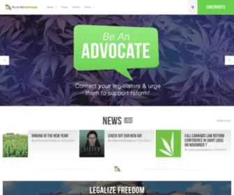 Showmecannabis.com(Show-Me Cannabis) Screenshot