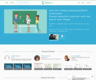 Showme.com(The Online Learning Community) Screenshot