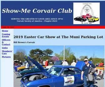 Showmecorvairclub.org(Show Me Corvair Club) Screenshot