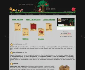 Showmyiq.com(Free IQ test and online IQ test preparation puzzles) Screenshot