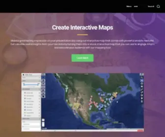 Showmymap.com(Create Interactive Maps Online) Screenshot