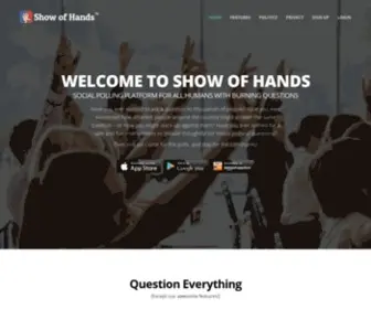 Showofhands.com(Show of Hands) Screenshot