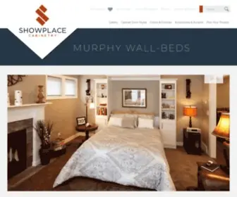 Showplacewallbeds.com(Murphy Beds) Screenshot