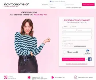 Showroomprive.pt(Vendas privadas com Showroomprive: grandes marcas a preços discount) Screenshot