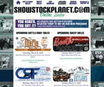 Showstockplanet.com(Online Sales) Screenshot