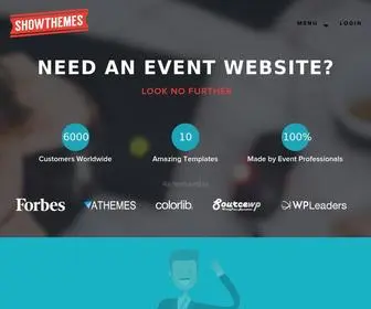 Showthemes.com(WordPress Event Theme and Plugin by Showthemes) Screenshot