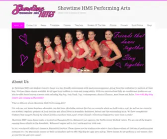 Showtimehms.com(About Us) Screenshot