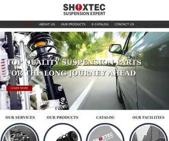 Shoxtec.com(Suspension Expert) Screenshot