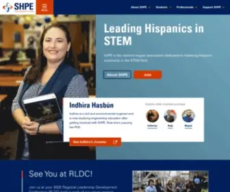 Shpe.org(Home) Screenshot