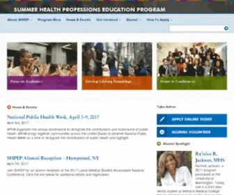 Shpep.org(Summer Health Professions Education Program) Screenshot