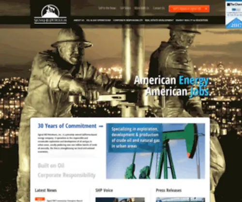 Shpi.net(Oil and Gas Energy Company) Screenshot