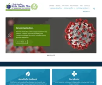 SHPNC.org(NC State Health Plan) Screenshot