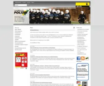 Shpol.ch(Schaffhauser Polizei) Screenshot