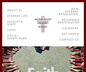 SHPsrancho.com(Sacred Heart Parish School's mission) Screenshot