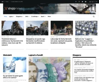 Shqip.info(Lajmet e fundit shqip nga trojet Shqiptare) Screenshot