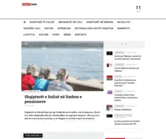 Shqiptariiitalise.com(Shqiptari i Italise) Screenshot