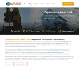 Shradhalandsurveyors.com(Shradha Land Surveyors) Screenshot