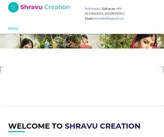 Shravucreation.com(Online suits) Screenshot