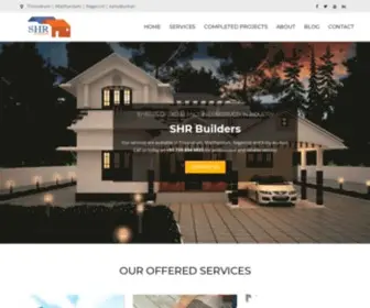 SHrbuilders.com(SHR Builders) Screenshot