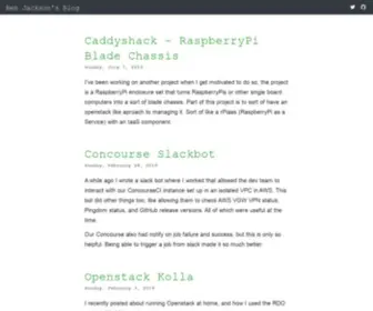 Shreddedbacon.com(Ben Jackson's Blog) Screenshot