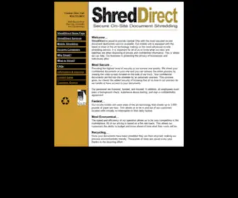 Shreddirect.com(Secure On) Screenshot