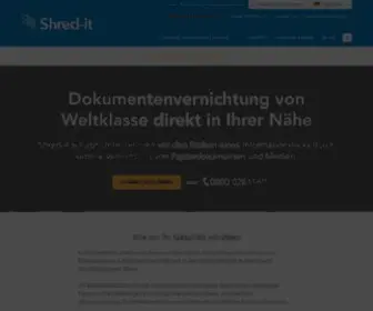 Shredit.de(Informationssicherheit für Unternehmen) Screenshot