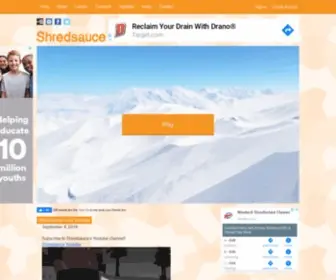 Shredsauce.com(Ski game) Screenshot