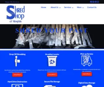 Shredshopofmemphis.com(Shred Shop of Memphis) Screenshot