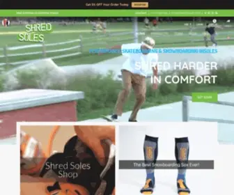 Shredsoles.com(Shred Soles) Screenshot