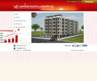 Shree.net.in(LAKSHMISHREE Realestate & Landscaper (P) Ltd) Screenshot