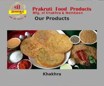 Shreeannakut.com(Prakruti Food Products) Screenshot