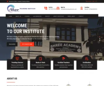 Shreecomputerazm.com(Shree Computer Training Institute) Screenshot