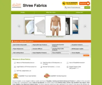 Shreefabrics.com(Shree Fabrics) Screenshot