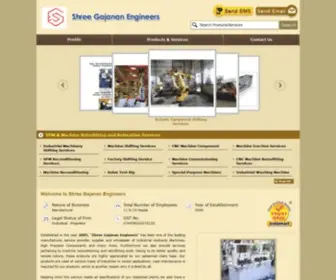 Shreegajananengineers.com(Shree Gajanan Engineers) Screenshot