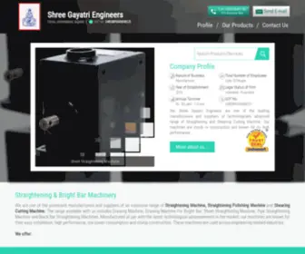 Shreegayatriengineers.net(Shree Gayatri Engineers) Screenshot