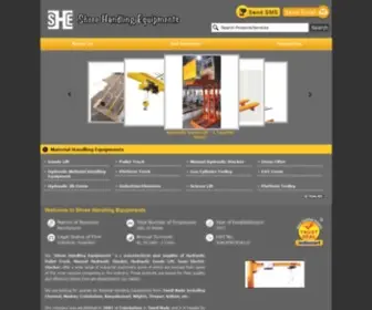 Shreehandlingequipments.in(Shree Handling Equipments) Screenshot