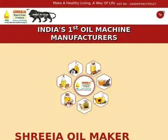 Shreejahealthcare.com(Oil Maker Machine) Screenshot