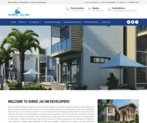 Shreejaiomdevelopers.com(Shree Jai Om Developers) Screenshot